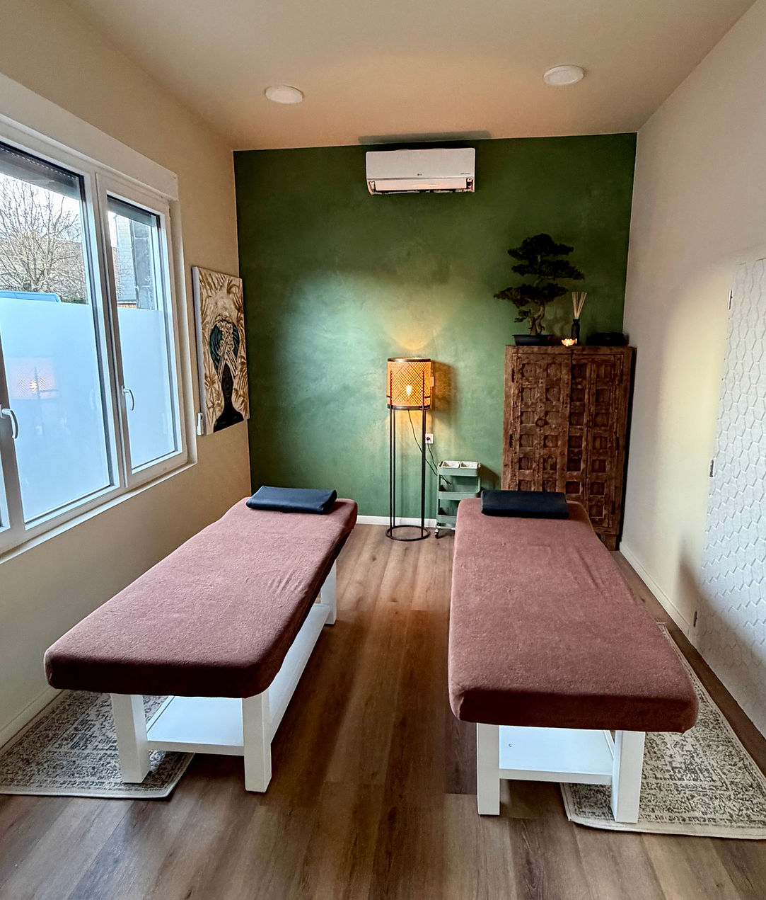 Opale room, soothing green atmosphere